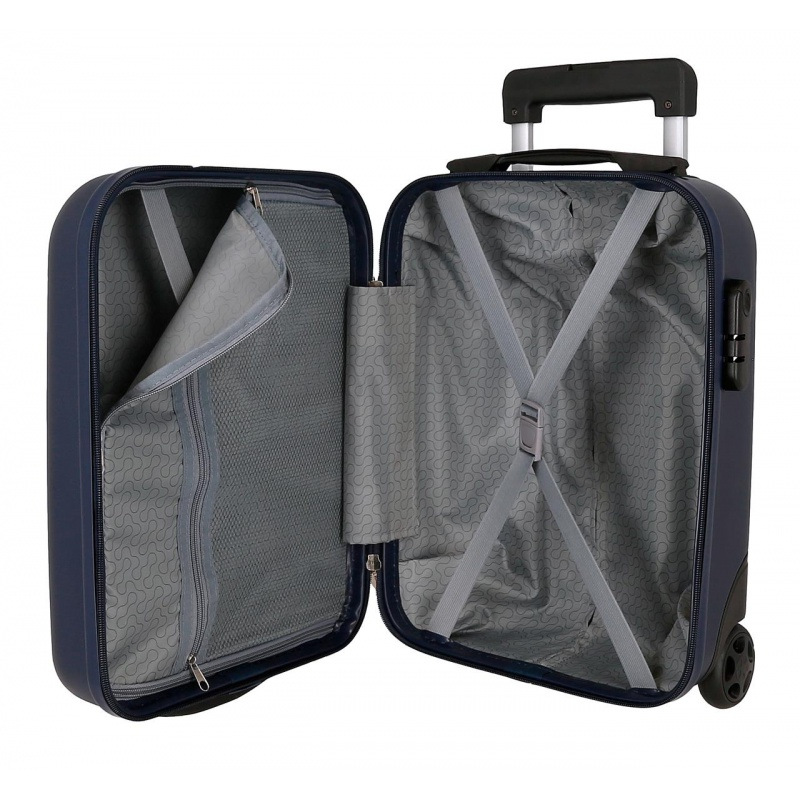Príručný kabínový kufor 40x30x20 cm – Roll Road Flex Navy Blue, 24L, 5849962 4