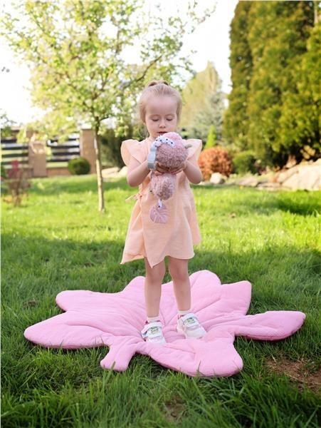 Letné dojčenské mušelínové šaty New Baby Leny peach 80 (9-12m)