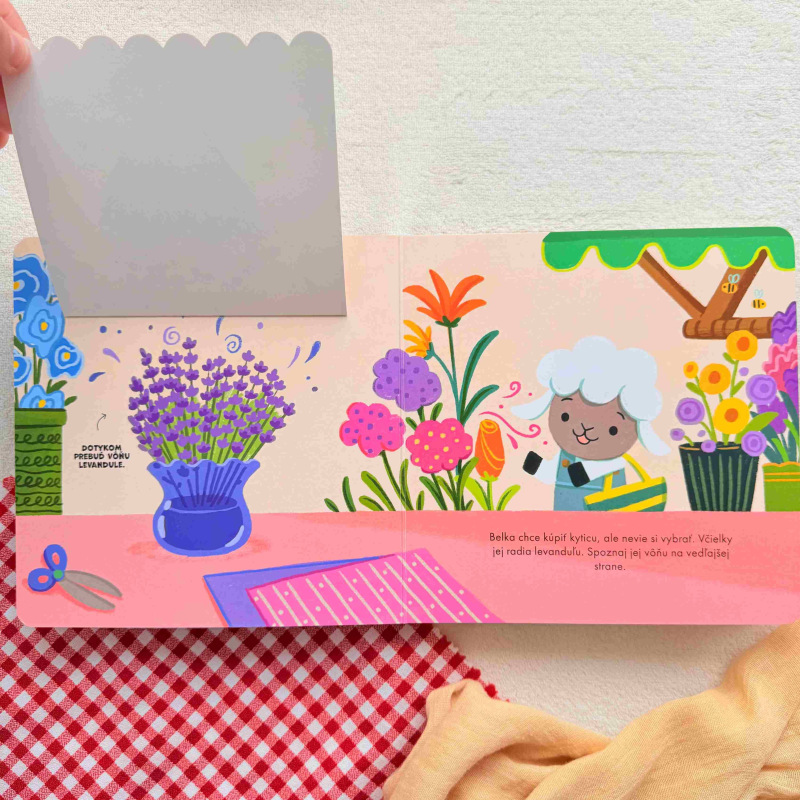 Nakupovanie na farmárskom trhu - voňavá knižka 3