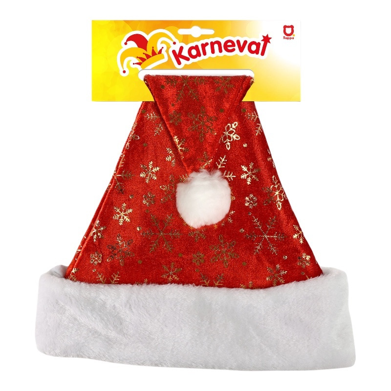 Vianočná čiapka s vločkami 2