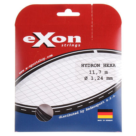 Hydron Hexa tenisový výplet 11,7 m čierna