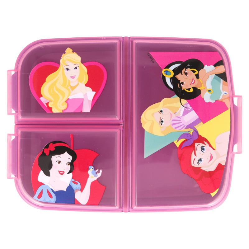 Delený plastový box na desiatu DISNEY PRINCESS, 51220 3