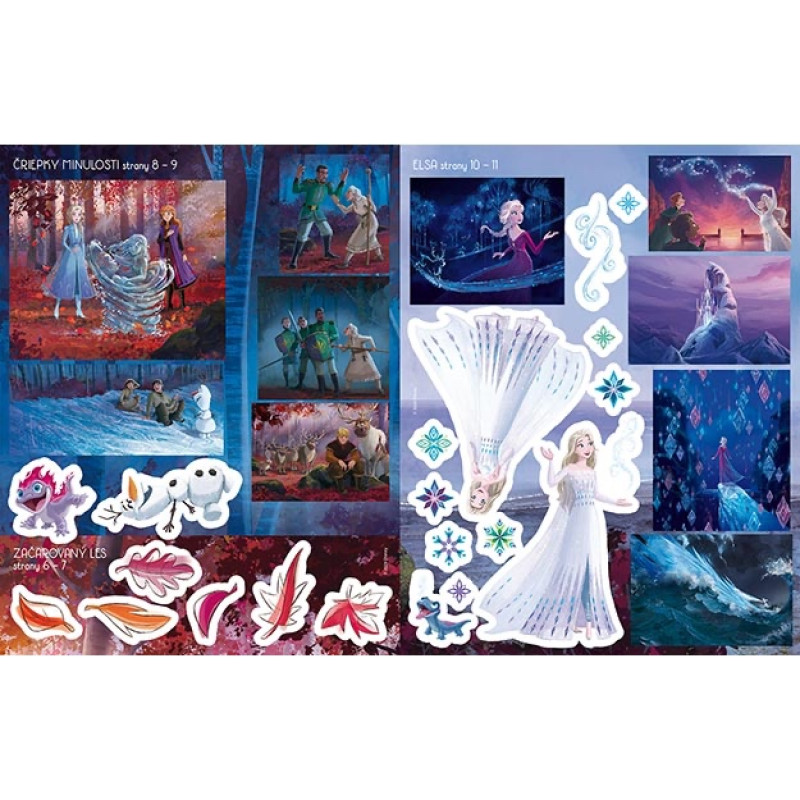 Samolepková knižka Ľadové kráľovstvo 1