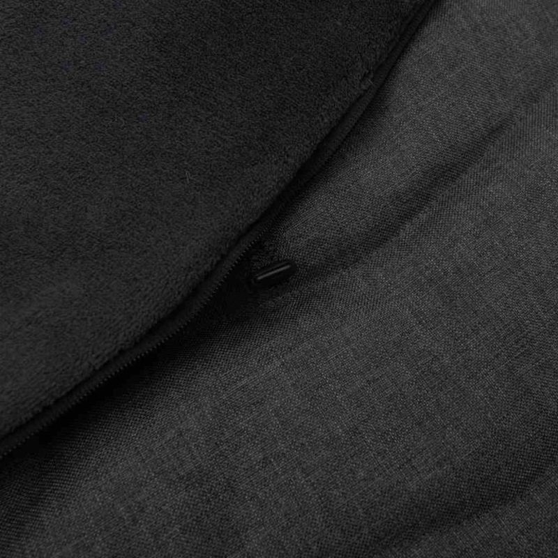 Detsky fusak NEW BABY s kožušinou tmavo sivý 2