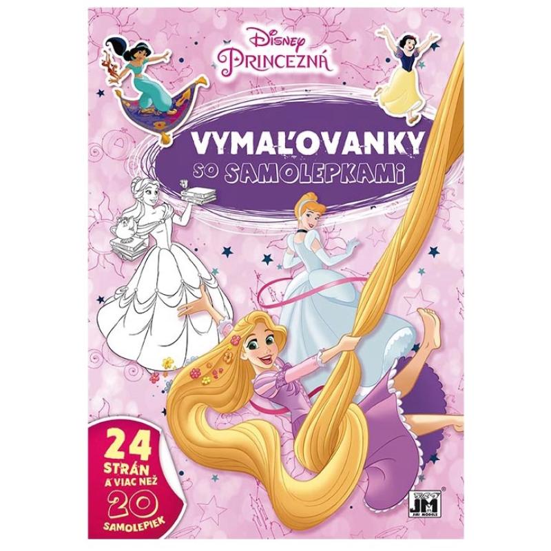 Vymaľovanka A4+ Disney Princezné