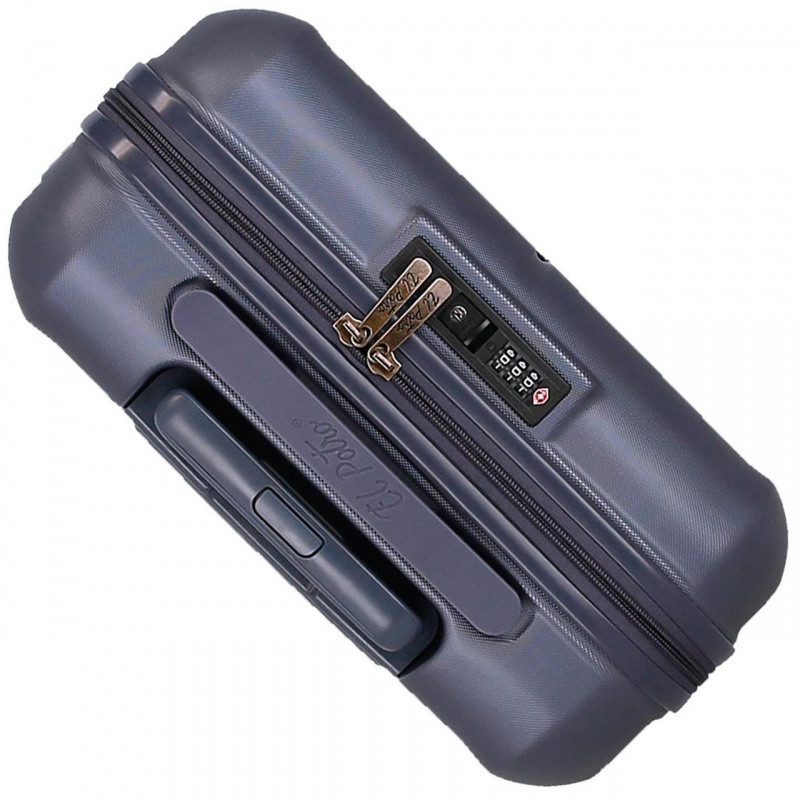 EL POTRO Vera Navy Blue, Sada luxusných ABS cestovných kufrov, 70/55cm, 5338922 11