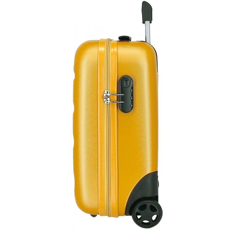 ROLL ROAD Flex Ochre, Príručný mini cestovný kufor, 40x30x20cm, 24L, 584996D
