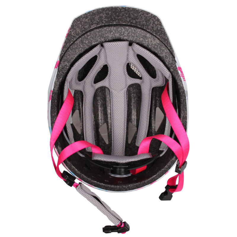 Pluto Light detská cyklistická prilba biela-ružová 2