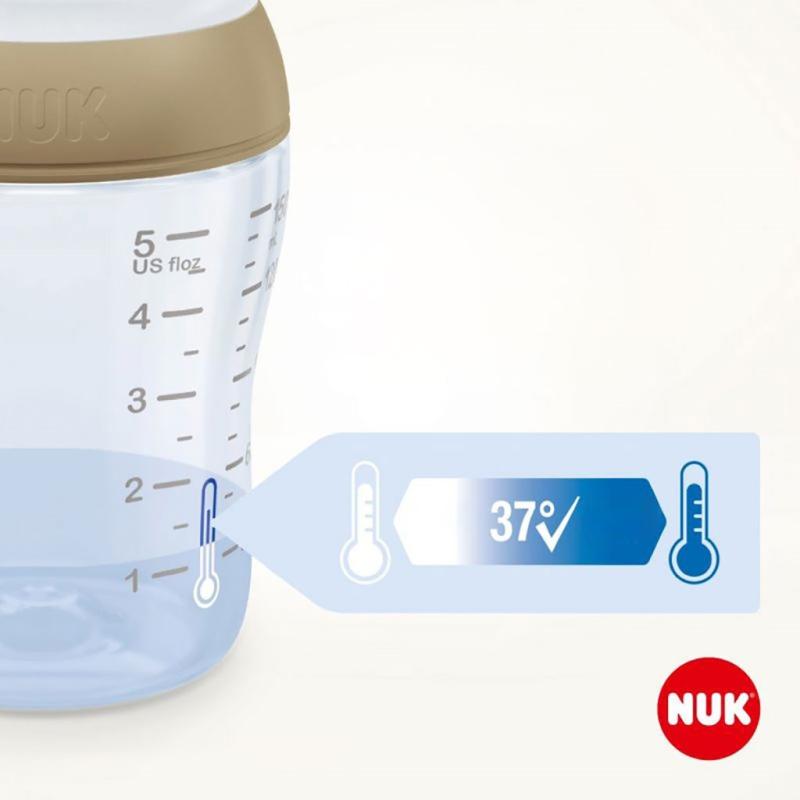 Dojčenská fľaša NUK Perfect Match Temperature Control 260 ml biela