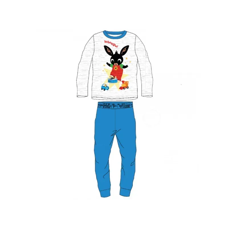 Chlapčenské bavlnené pyžamo ZAJAČIK BING, modré - 2 roky (92cm)