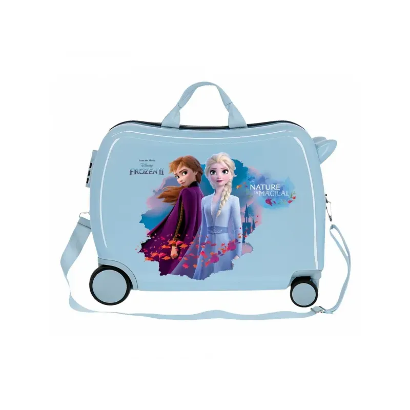 JOUMMA BAGS cestovný kufor na kolieskach / odrážadlo DISNEY FROZEN Blue, 34L, 4019821