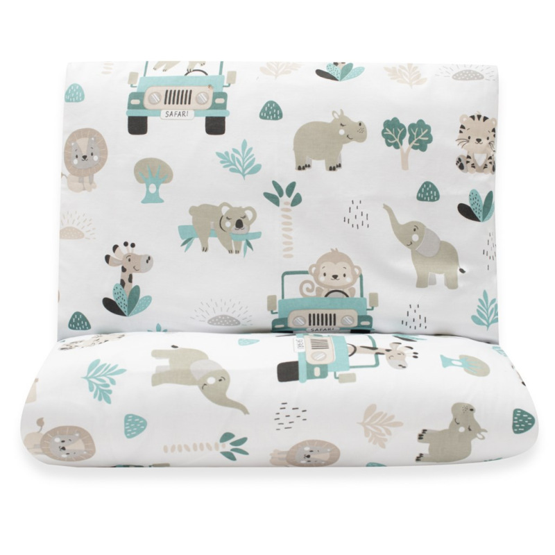2-dielne posteľné obliečky New Baby Safari II 90/120 cm mint