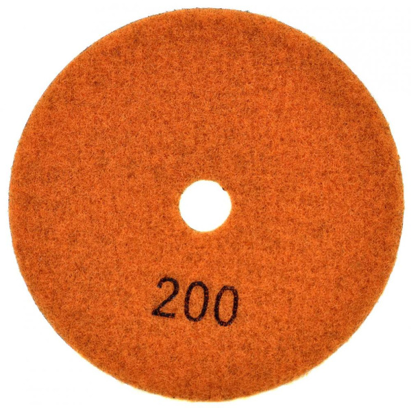Brúsny diamantový kotúč 125 mm, zrno 200 suchý zips, brúsenie na sucho, GEKO 1