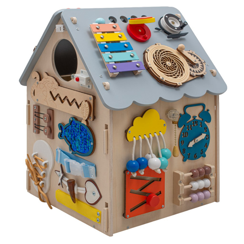 Activity Board Domček LED Montessori Baby Mix 3