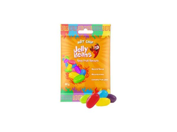 Hot Chip Jelly Beans Spicy Fruit Flavours 60g EU
