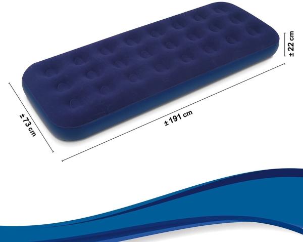 Nafukovací matrac MONDO 16736 191x73x22 cm, modrá
