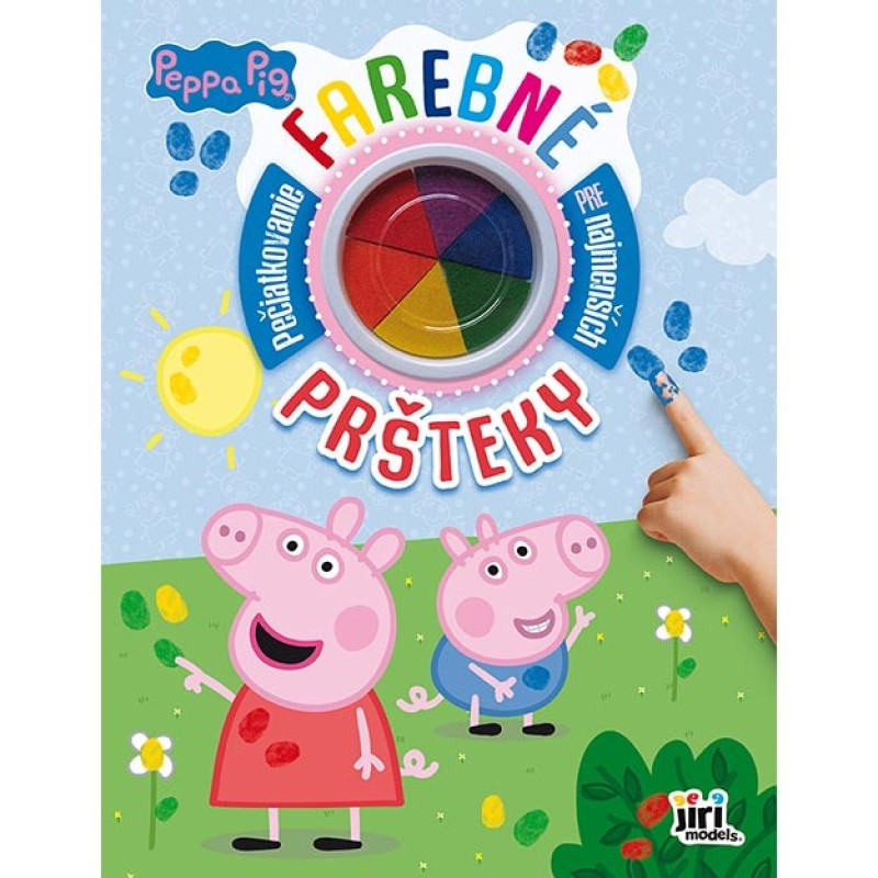 Farebné pršteky Prasiatko Peppa