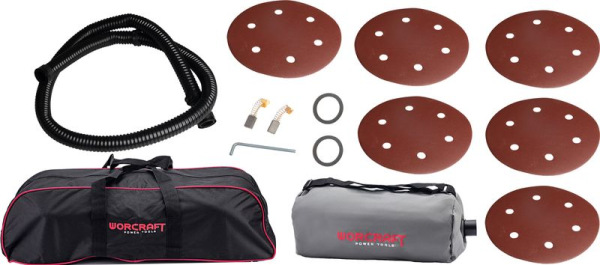 Brúska Worcraft DS09-215, 900W, 215 mm, na sadrokartón, s vakom, LED svetlo 3