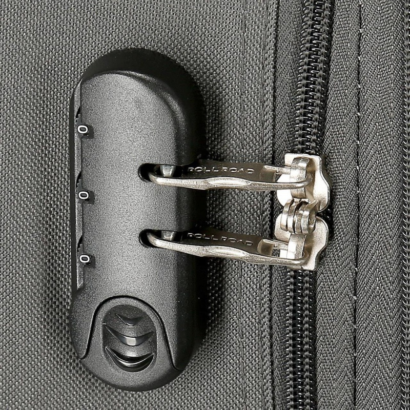 Veľký textilný kufor (large) 76x48x29 cm – Roll Road Royce Grey, 93L, 5019322 7