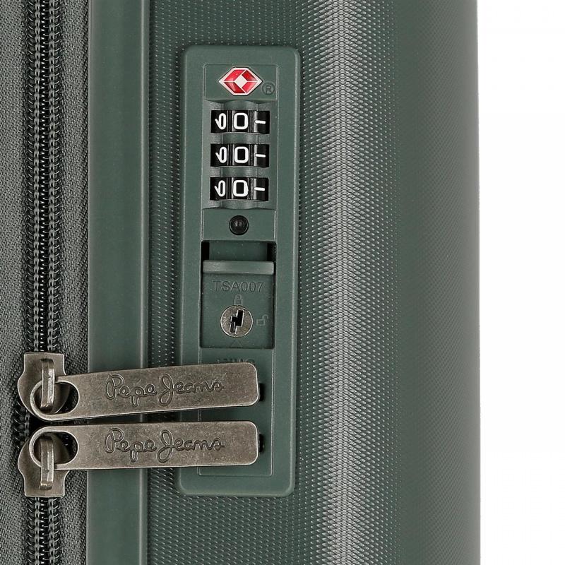 JOUMMA BAGS ABS Cestovný kufor PEPE JEANS ACCENT Verde, 55x40x20cm, 37L, 7699133 (small)