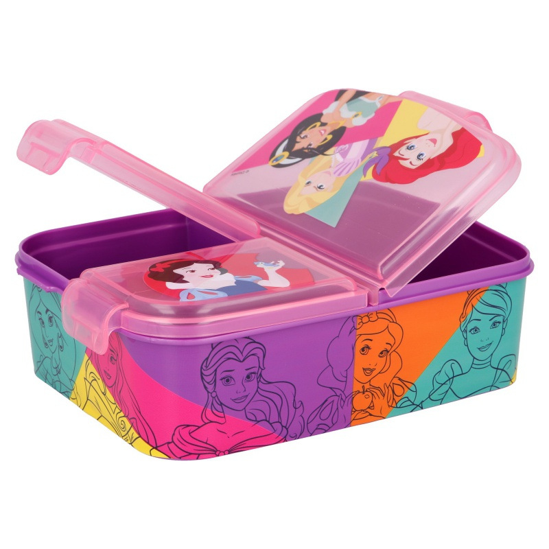 Delený plastový box na desiatu DISNEY PRINCESS, 51220 2