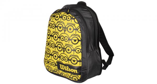 Wilson Minions JR Backpack detský športový batoh čierna-žltá