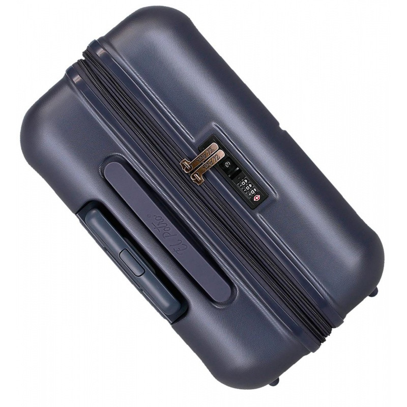 EL POTRO Vera Navy Blue, Sada luxusných ABS cestovných kufrov, 70/55cm, 5338922 6