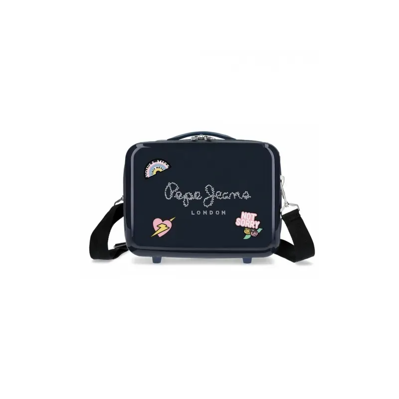 JOUMMA BAGS PEPE JEANS Emi, ABS Cestovný kozmetický kufrík, 21x29x15cm, 9L, 6183921