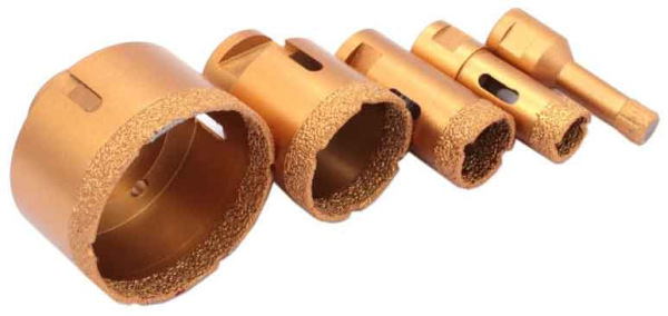 Vrták diamantový korunkový, závit M14 do uhlovej brúsky priemer 6 mm, XL-TOOLS 3
