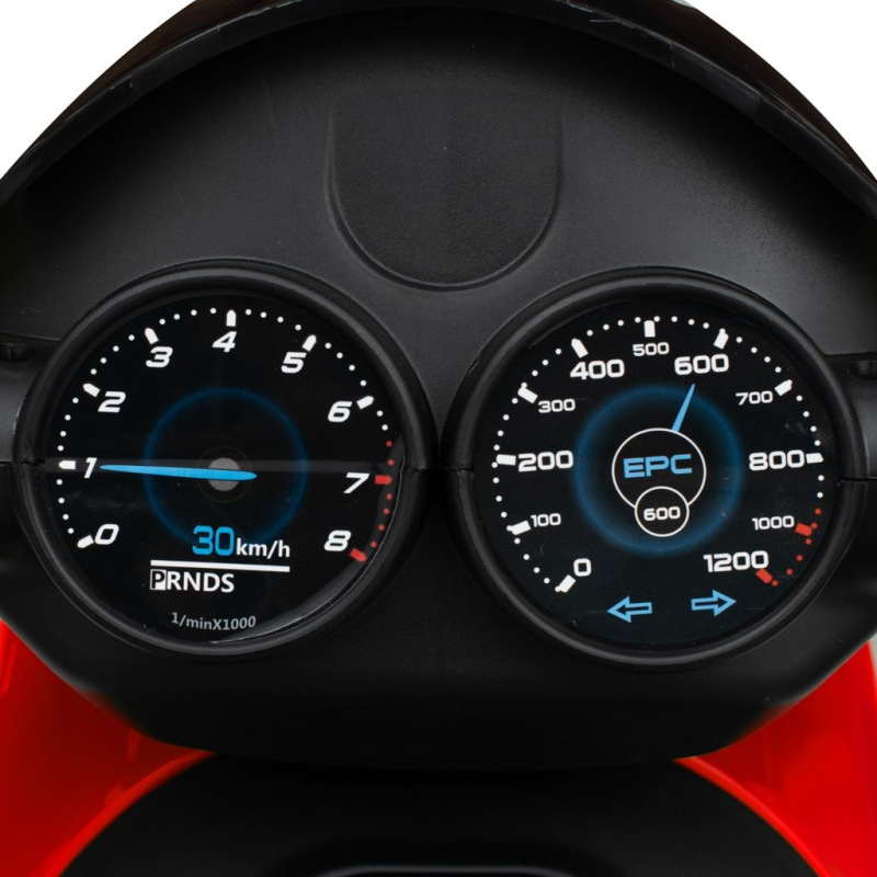 Detská elektrická motorka Baby Mix POLICE červená 5