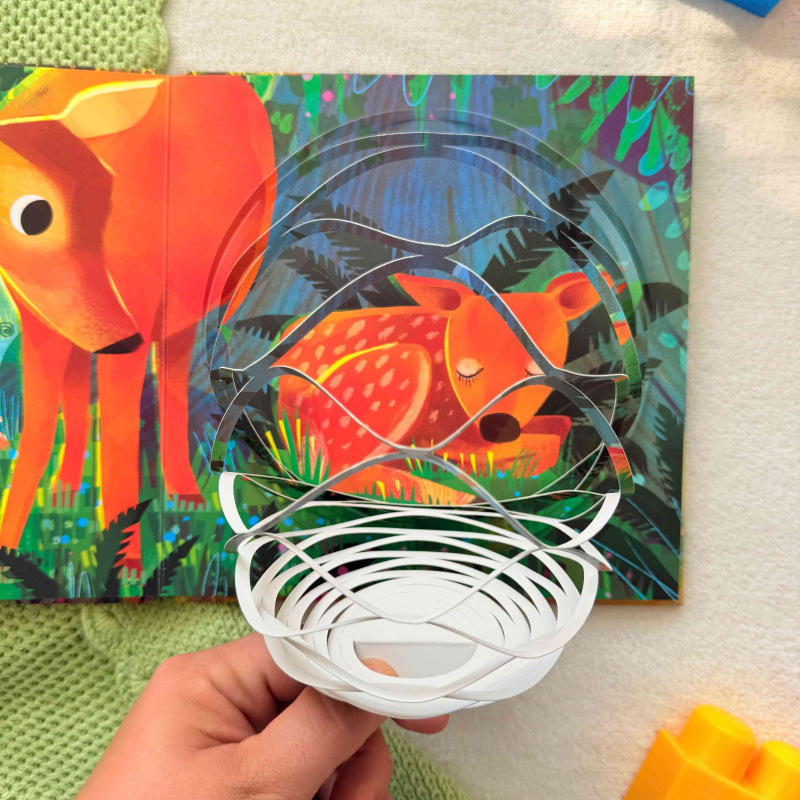 Mláďatká v lese - kniha s pružinkou 2