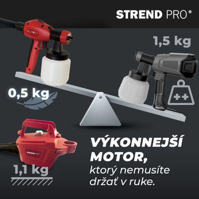 Pištoľ Strend Pro JS-FB17AII, 650W, 800 ml, striekacia, elektrická s kompresorom