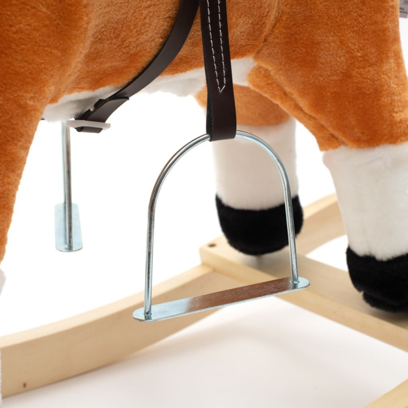 Hojdací koník s melódiou a šatkou Baby Mix Blesk 3