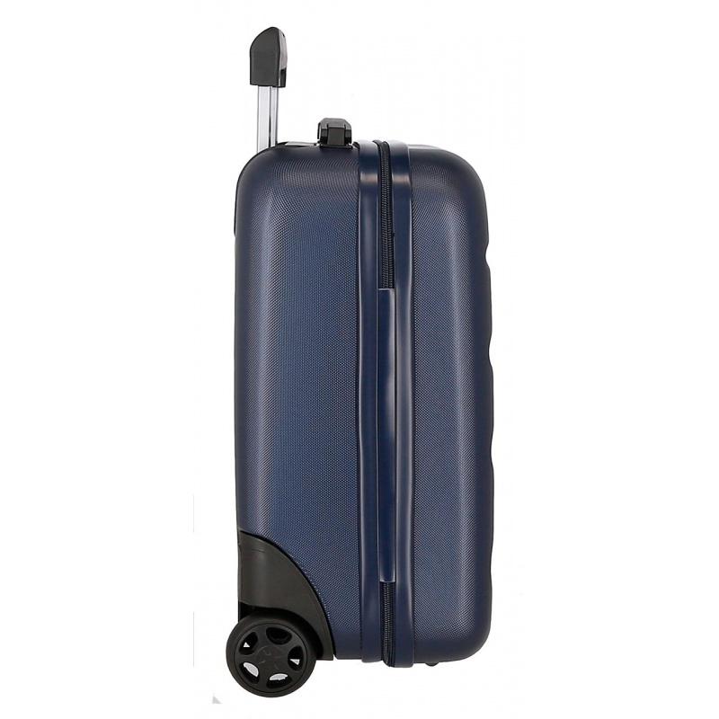 JOUMMA BAGS ROLL ROAD Flex Navy Blue, Príručný cestovný kufor, 40x30x20cm, 24L, 5849962