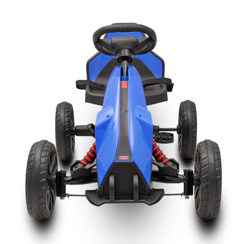 Detská šliapacia motokára Go-kart Baby Mix Speedster modrá 3