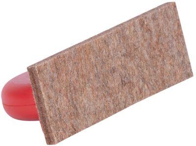 Hladítko Strend Pro, REDhand, 220x65x8 mm, špaletové, plsť hnedá, ABS