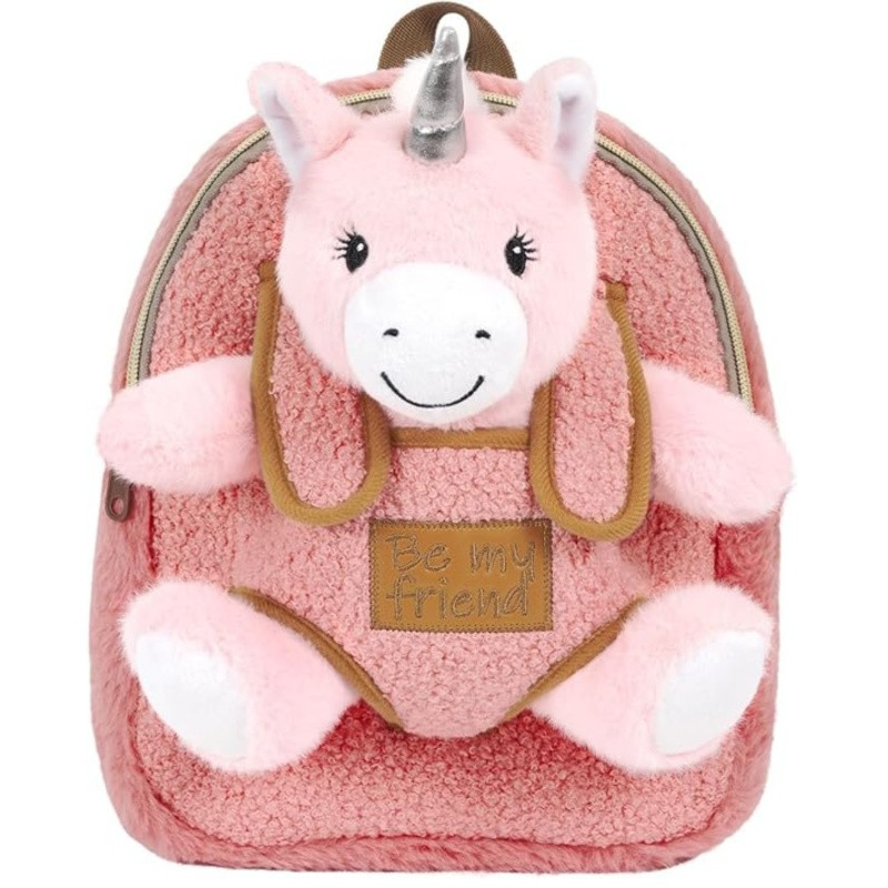 Detský plyšový batoh s odnímateľnou hračkou Perletti Toys, UNICORN, 13094