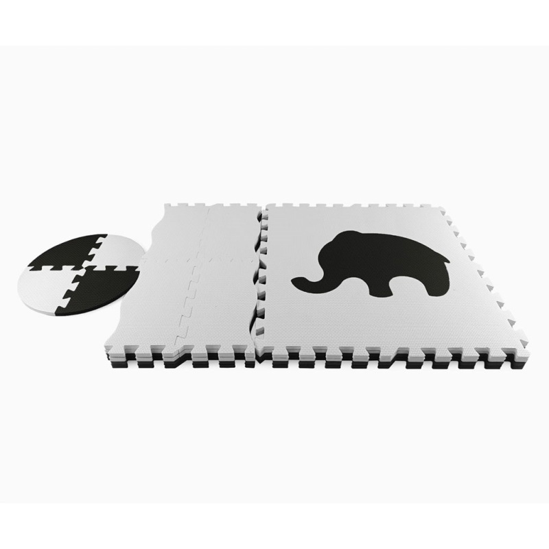 Penové puzzle podložka ohrádka Milly Mally Jolly 2x2 Grey 5