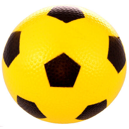Lopta Fotbal gumová lopta žltá