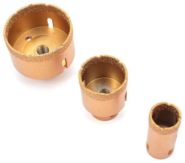 Vrták diamantový korunkový, závit M14 do uhlovej brúsky priemer 6 mm, XL-TOOLS 1