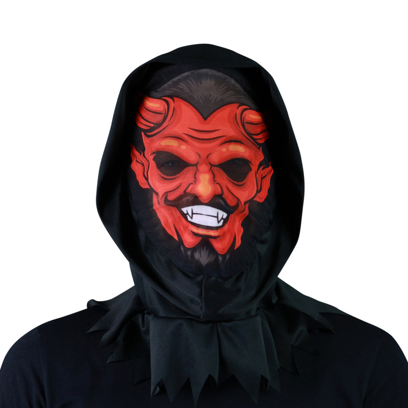 Maska čert textilná 1