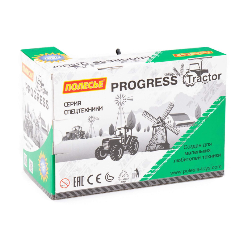 Traktor Progress na zotrvačník zelený 5