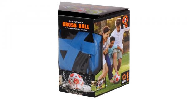 E-JET Sport Cross Ball gumová lopta zelená-modrá