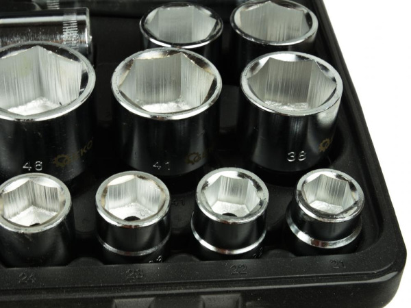 Gola sada 3/4" 26-dielna, 6-HRAN, 21-65 mm, GEKO 2