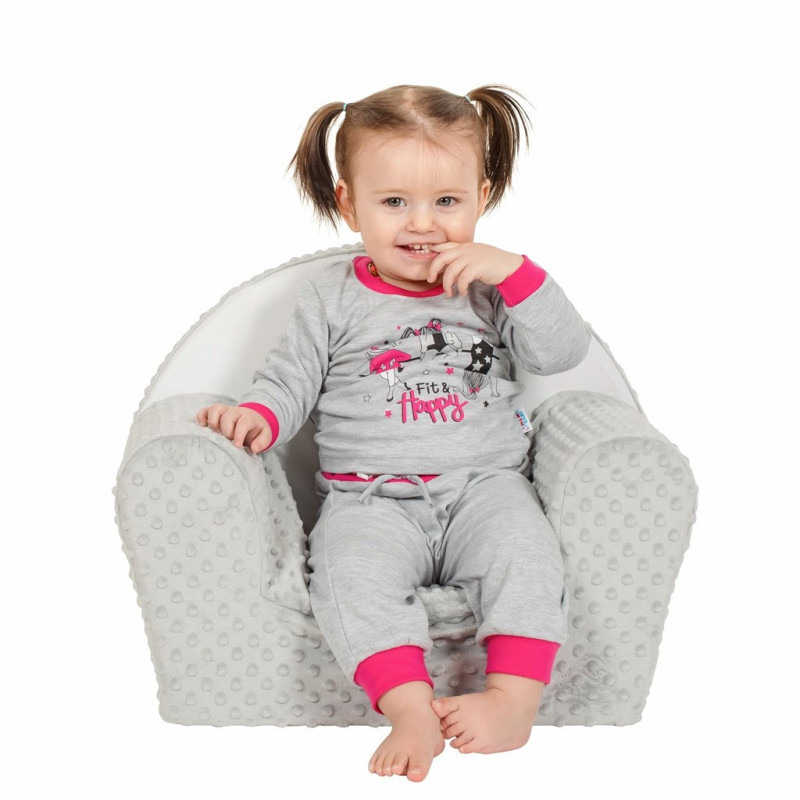 Detské kreslo z Minky New Baby Líška mätové 5