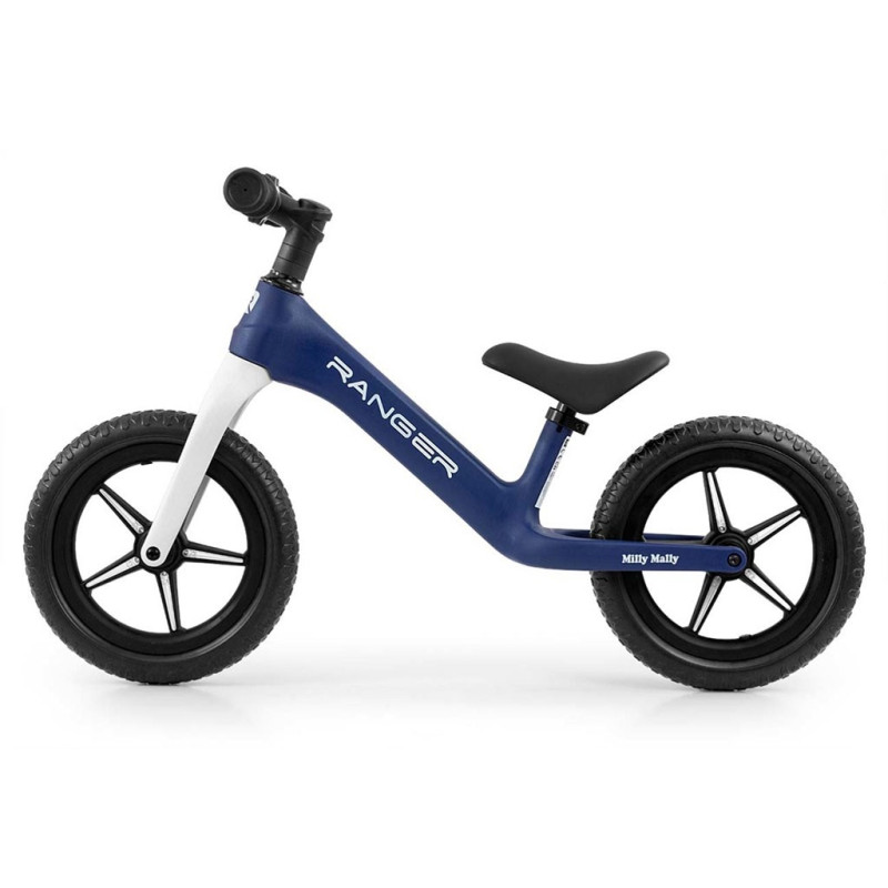 Detský balančný bicykel Milly Mally Ranger Flash Navy 1