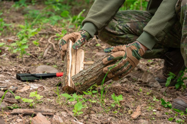 Rukavice Strend Pro Camo, pracovné, camouflage, veľkosť 10/XL 6