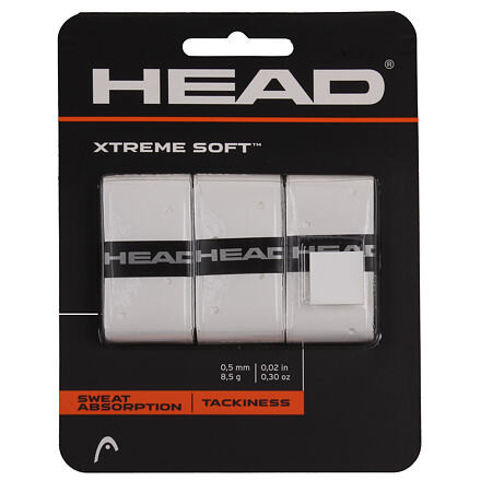 XtremeSoft 3 overgrip omotávka tl. 0,5 mm biela