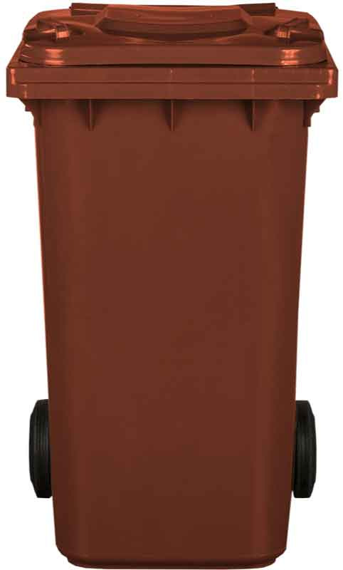 KUKA - nádoba na odpad 240 l, plastová hnedá 5