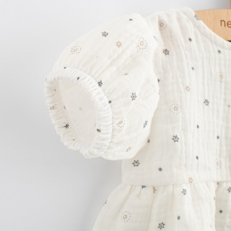 Dojčenské mušelínové šaty New Baby Zora 86 (12-18m) 1